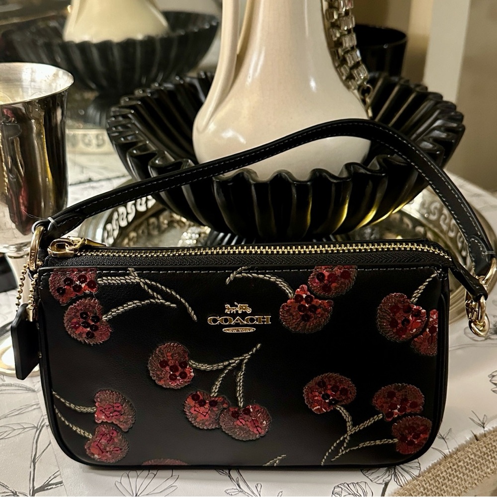 NWT | COACH Nolita 19 With Cherry Print - Picture 5 of 12